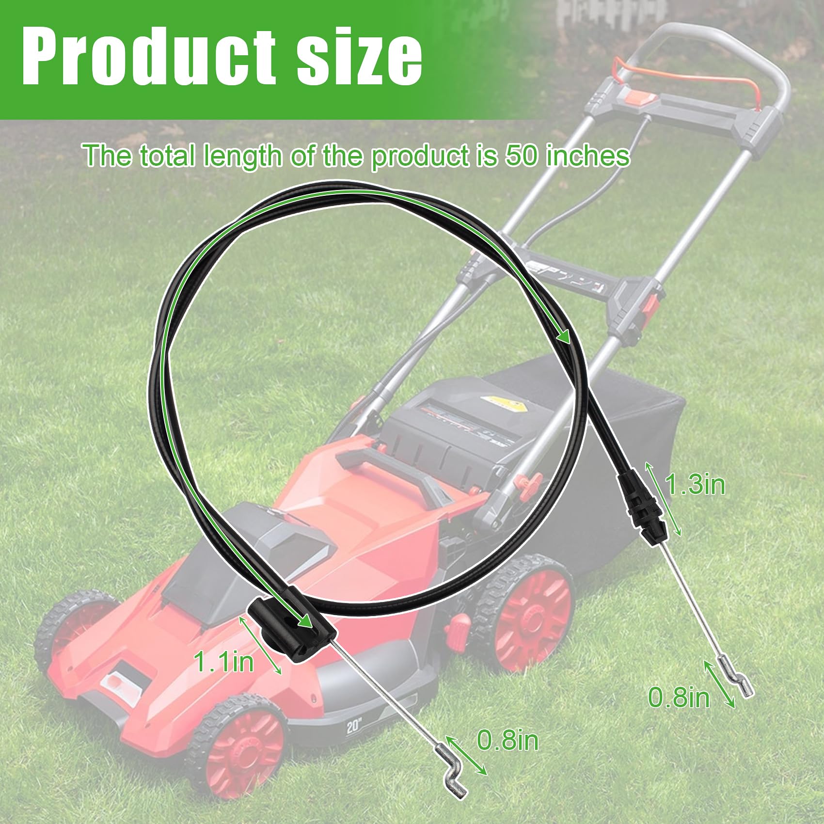 Amazon.com: 54530-VH7-K00 Lawn Mower Brake Cable Compatible with